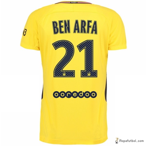 Camiseta Paris Saint Germain Replica Segunda Ropa Ben Arfa 2017/18